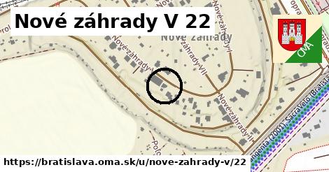 Nové záhrady V 22, Bratislava