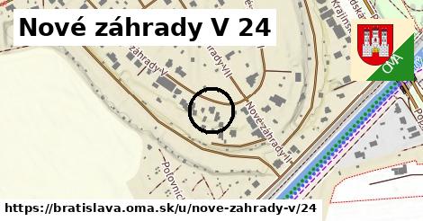 Nové záhrady V 24, Bratislava