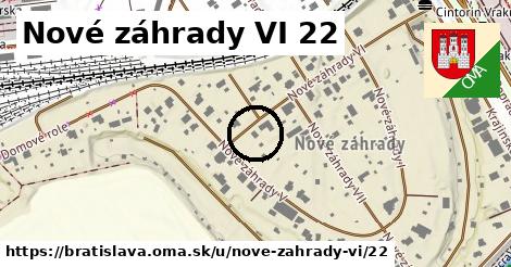 Nové záhrady VI 22, Bratislava