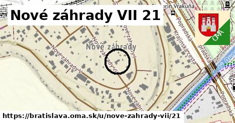 Nové záhrady VII 21, Bratislava