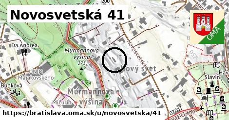 Novosvetská 41, Bratislava