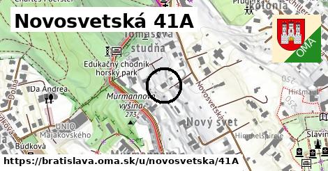 Novosvetská 41A, Bratislava