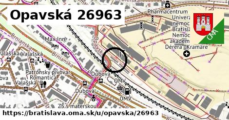 Opavská 26963, Bratislava