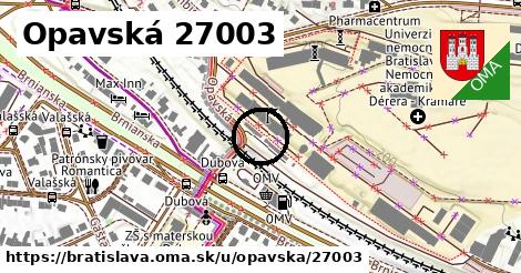 Opavská 27003, Bratislava