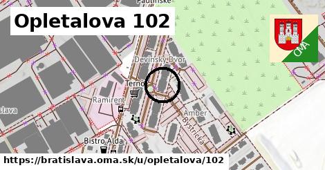 Opletalova 102, Bratislava