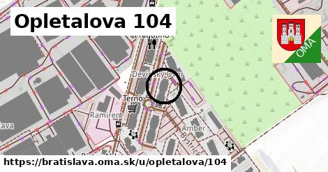 Opletalova 104, Bratislava