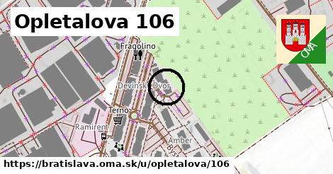 Opletalova 106, Bratislava