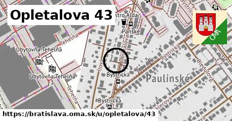 Opletalova 43, Bratislava