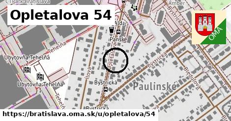 Opletalova 54, Bratislava