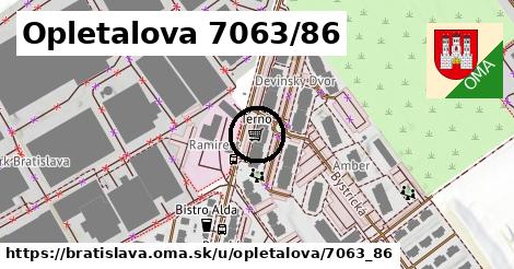 Opletalova 7063/86, Bratislava