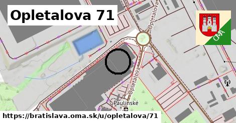 Opletalova 71, Bratislava