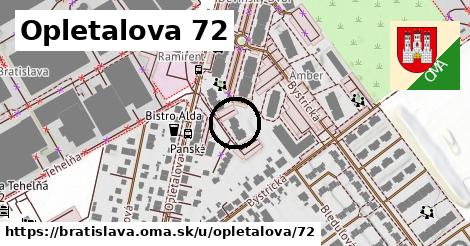 Opletalova 72, Bratislava