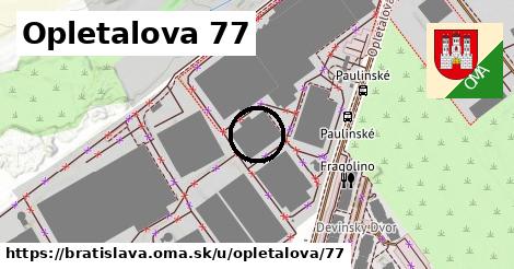 Opletalova 77, Bratislava