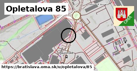 Opletalova 85, Bratislava