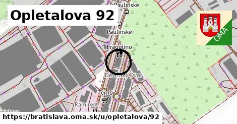 Opletalova 92, Bratislava
