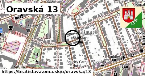 Oravská 13, Bratislava