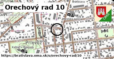 Orechový rad 10, Bratislava