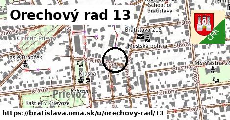 Orechový rad 13, Bratislava