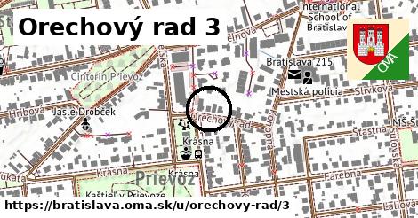 Orechový rad 3, Bratislava