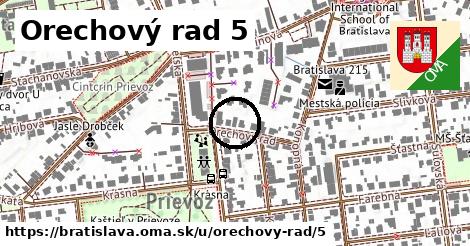 Orechový rad 5, Bratislava