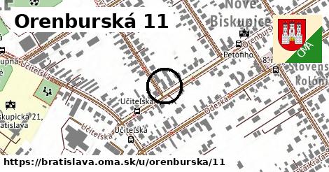 Orenburská 11, Bratislava