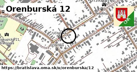 Orenburská 12, Bratislava