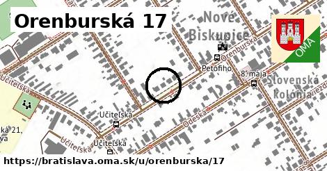 Orenburská 17, Bratislava