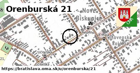 Orenburská 21, Bratislava