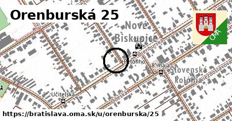 Orenburská 25, Bratislava