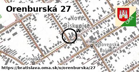 Orenburská 27, Bratislava