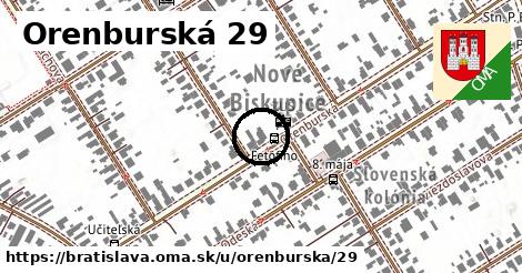 Orenburská 29, Bratislava