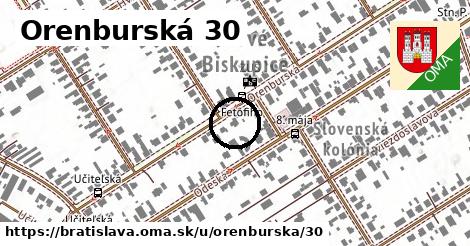 Orenburská 30, Bratislava