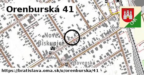 Orenburská 41, Bratislava