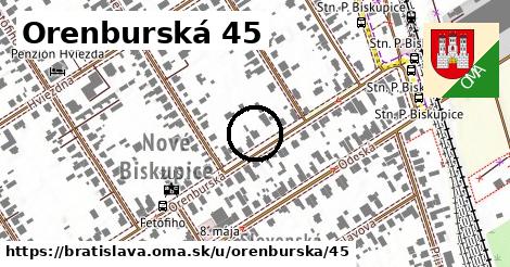 Orenburská 45, Bratislava