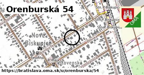 Orenburská 54, Bratislava