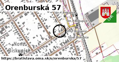 Orenburská 57, Bratislava