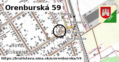 Orenburská 59, Bratislava