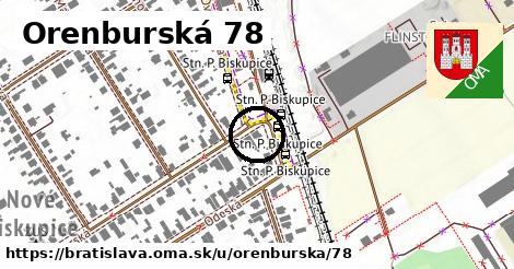 Orenburská 78, Bratislava