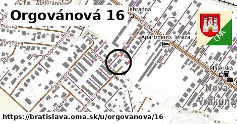 Orgovánová 16, Bratislava