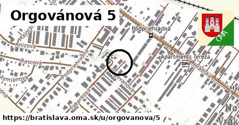 Orgovánová 5, Bratislava