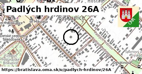 Padlých hrdinov 26A, Bratislava