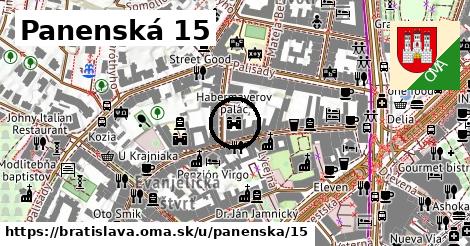 Panenská 15, Bratislava