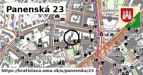 Panenská 23, Bratislava