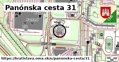 Panónska cesta 31, Bratislava