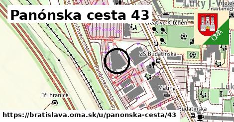 Panónska cesta 43, Bratislava