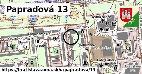 Papraďová 13, Bratislava