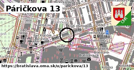 Páričkova 13, Bratislava