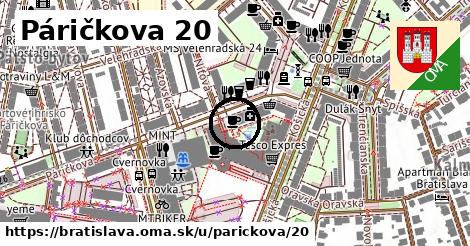 Páričkova 20, Bratislava