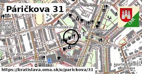 Páričkova 31, Bratislava