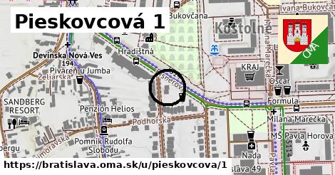 Pieskovcová 1, Bratislava